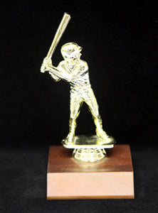 Sports Figure on Wood Base
