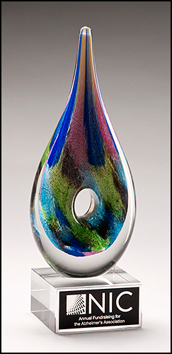 Multi-Colored Art Glass Award