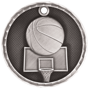 3D Sport Medal - Basketball