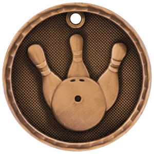 3D Sport Medal - Bowling