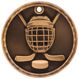 3D Sport Medal - Hockey