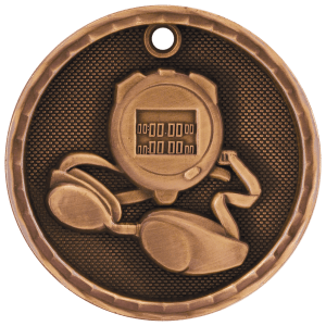 3D Sport Medal - Swimming