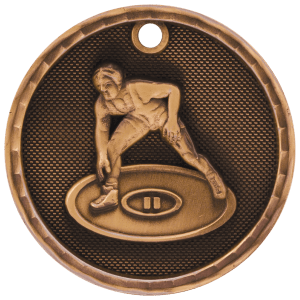 3D Sport Medal - Wrestling