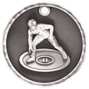 3D Sport Medal - Wrestling