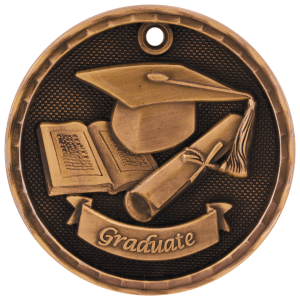 3D Academic Medals - Graduate
