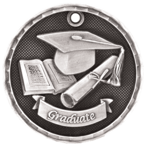 3D Academic Medals - Graduate
