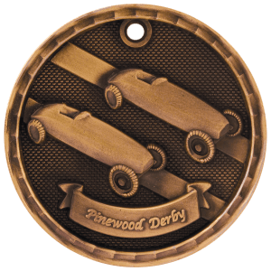 3D Sport Medal - Pinewood Derby