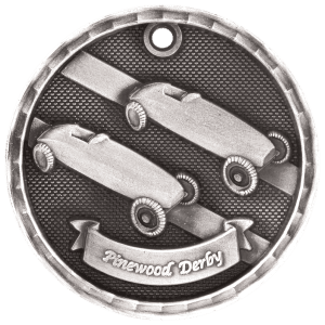 3D Sport Medal - Pinewood Derby