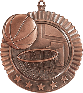 Basketball Star Medal