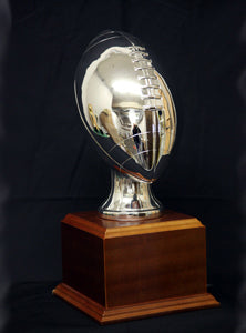 Life-size Football on Wood Base