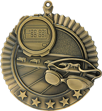 Swimming Star Medal