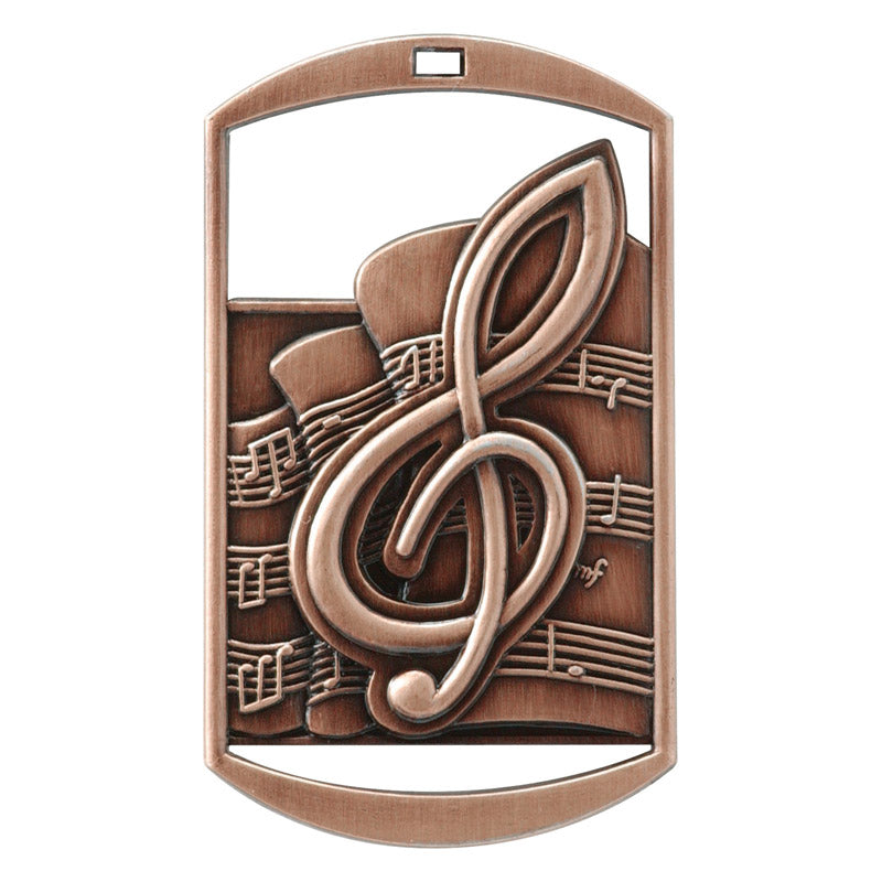 Dog Tag Medal - Music