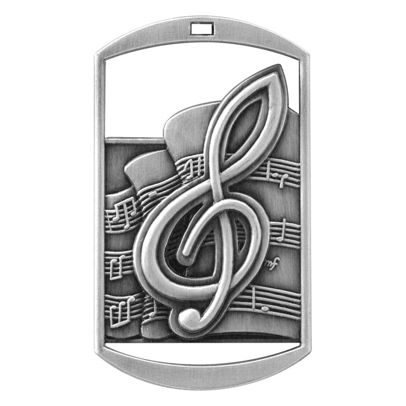 Dog Tag Medal - Music