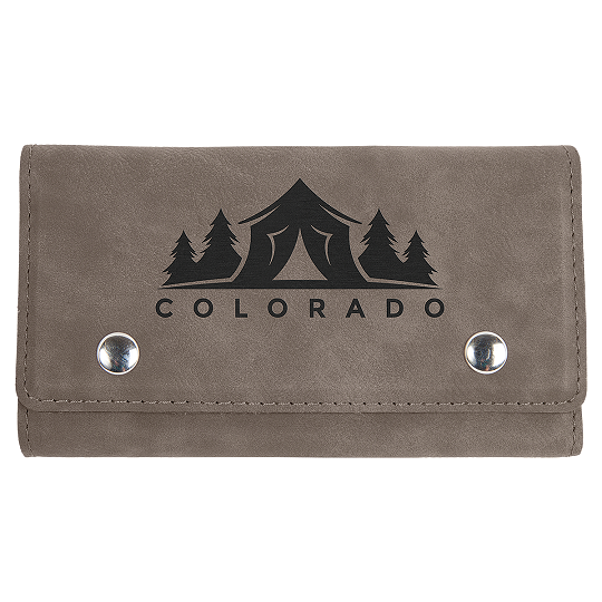 Laserable Leatherette Card & Dice Set