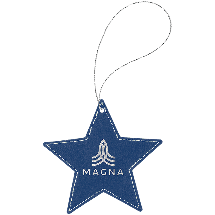Leatherette Star Ornaments