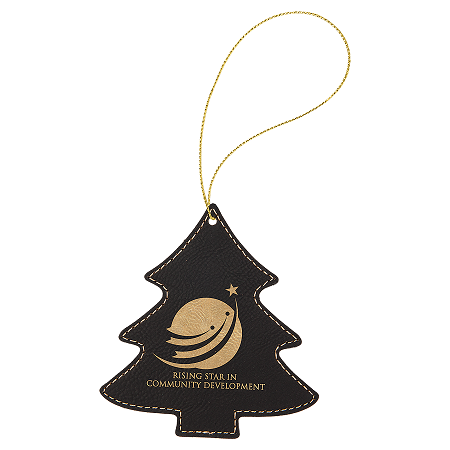 Leatherette Tree Ornaments
