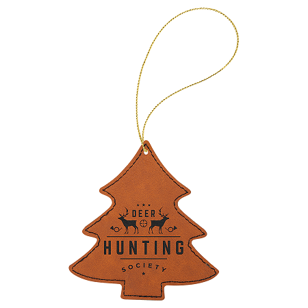 Leatherette Tree Ornaments