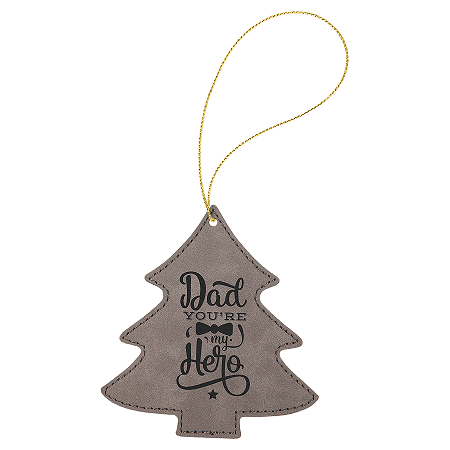 Leatherette Tree Ornaments