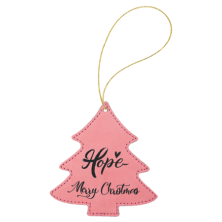 Leatherette Tree Ornaments