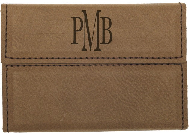 Leatherette Hard Card Cases
