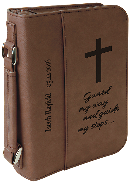 Leatherette Book/Bible Covers with Zipper