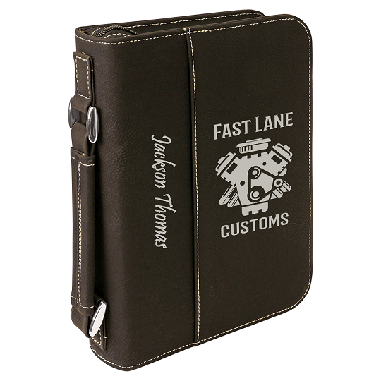 Leatherette Book/Bible Covers with Zipper