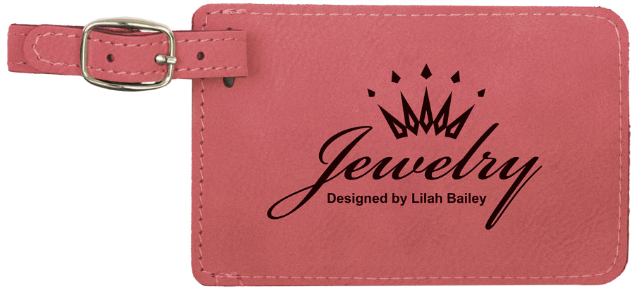 Leatherette Luggage Tag