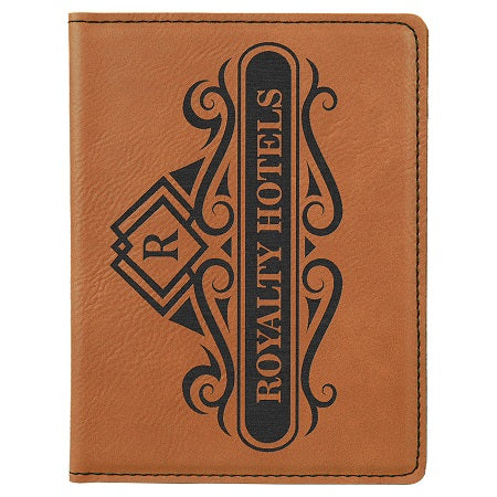 Laserable Leatherette Passport Holders