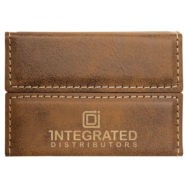 Leatherette Hard Card Cases