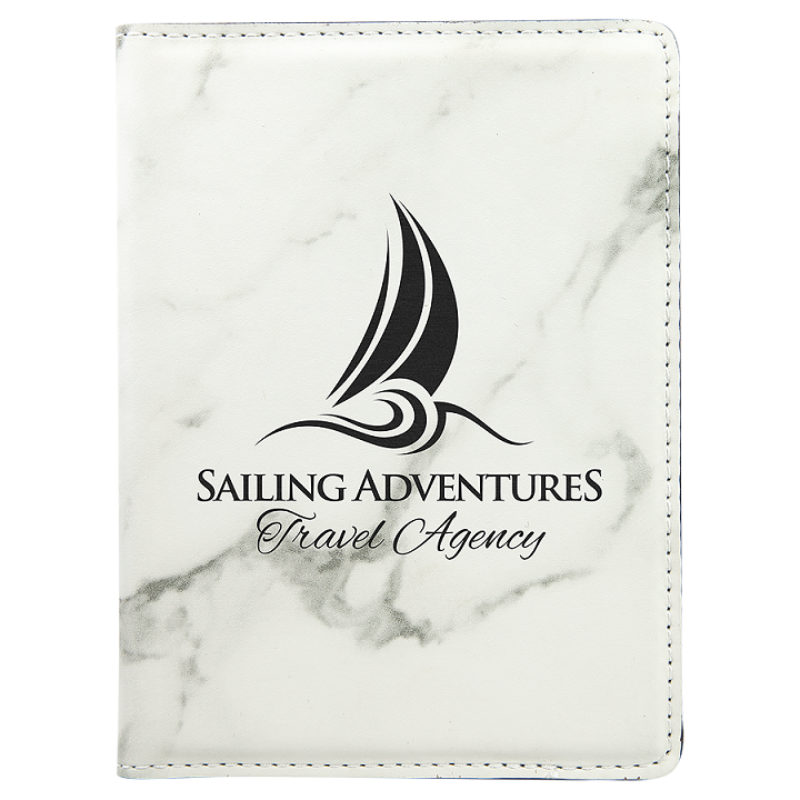Laserable Leatherette Passport Holders