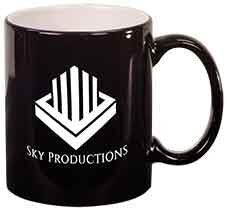 LazerMug 11 oz Round Laserable Ceramic Mugs