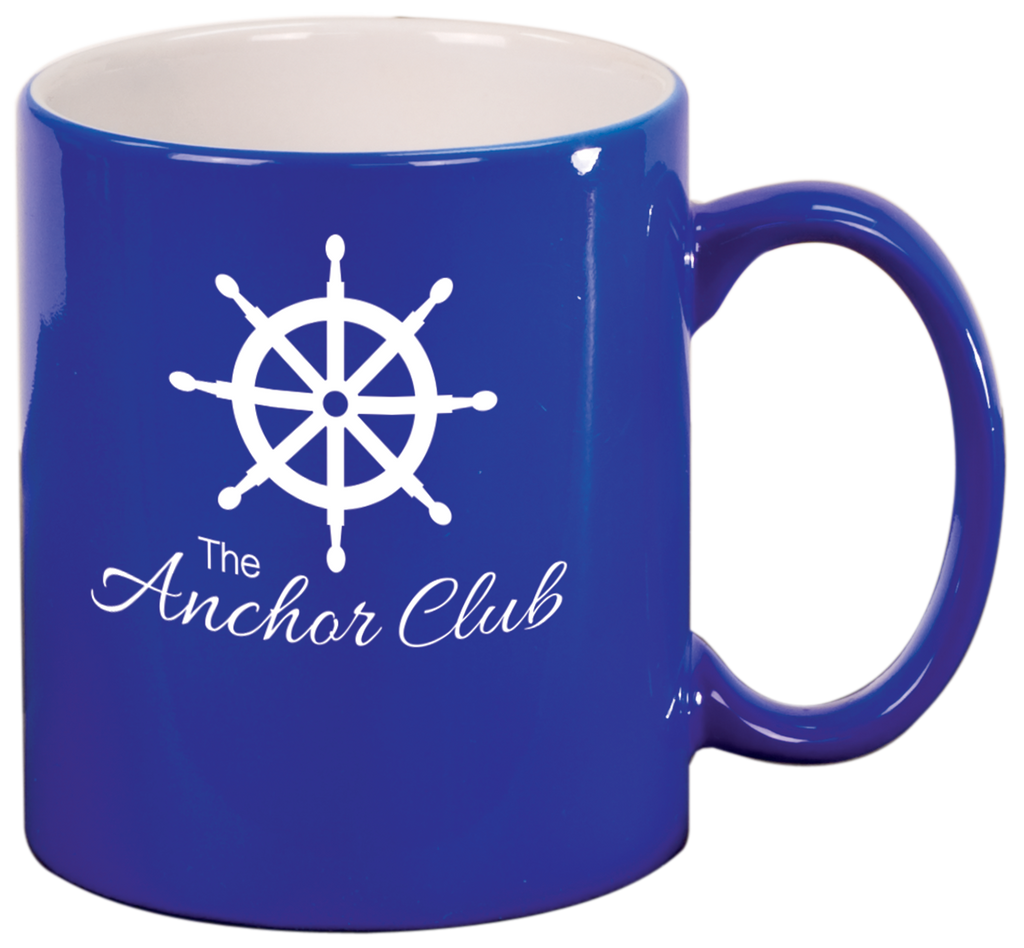 LazerMug 11 oz Round Laserable Ceramic Mugs