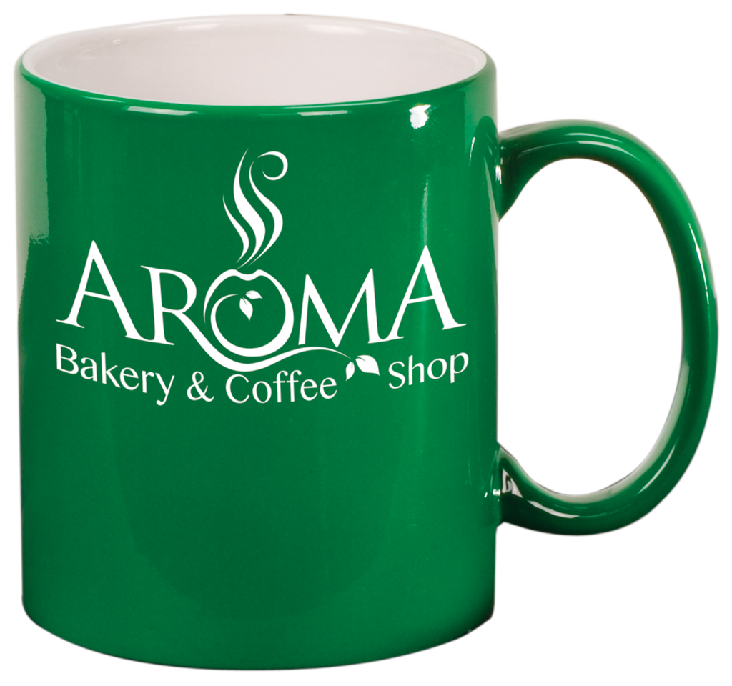 LazerMug 11 oz Round Laserable Ceramic Mugs