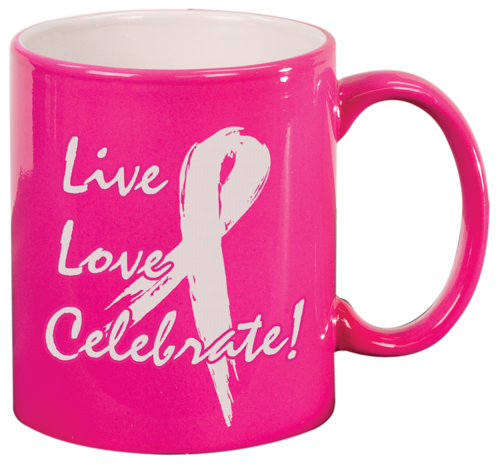 LazerMug 11 oz Round Laserable Ceramic Mugs