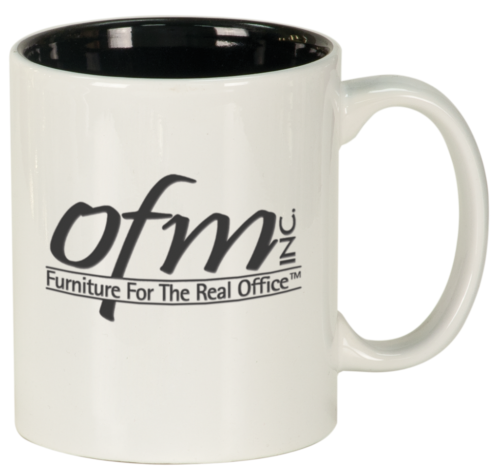 LazerMug 11 oz Round Laserable Ceramic Mugs