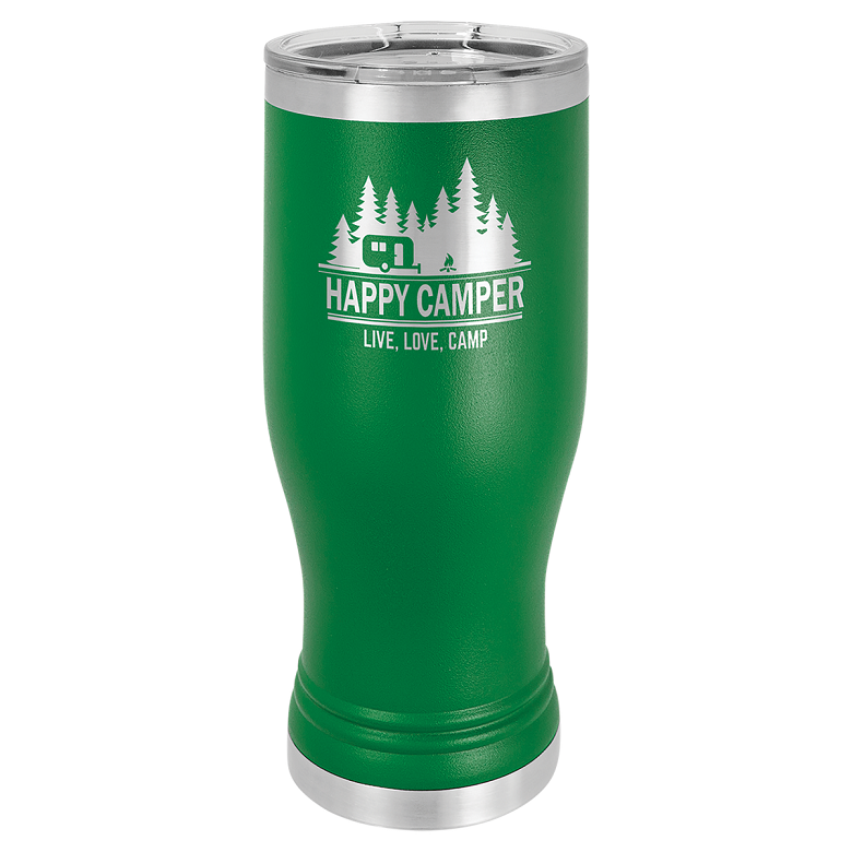 Polar Camel 14 oz Pilsner w/ Clear Lid