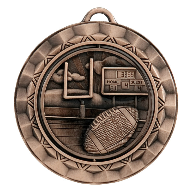 Spinner Medal - Football