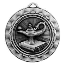 Spinner Medal - Lamp of Knowledge