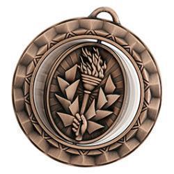Spinner Medal - Victory Torch