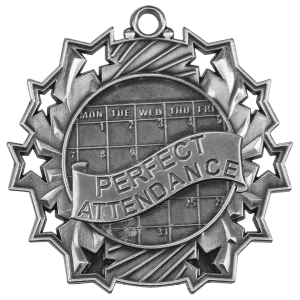 Ten Star Medal - Perfect Attendance