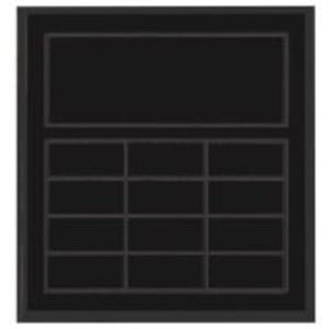 Royal Wood 12x12 Perpetual Plaque