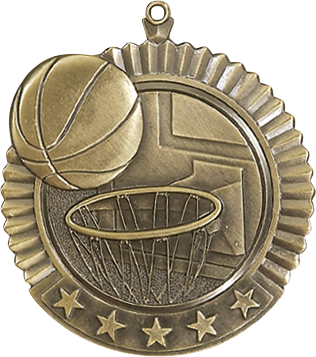 Basketball Star Medal