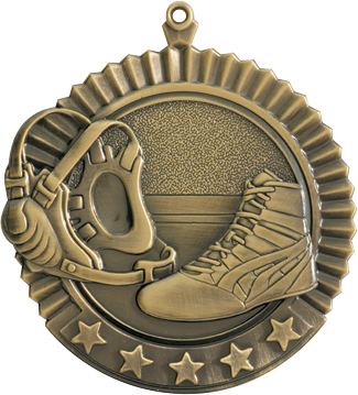 Wrestling Star Medal