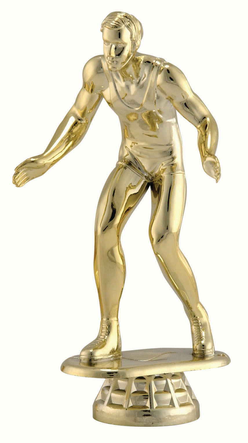Sports Figure on Wood Base - 1" Riser