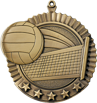 Volleyball Star Medal