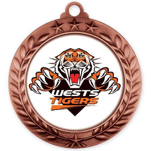 Custom 2.75" Wreath and Stars Medal