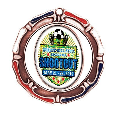 Custom 3" Spinner Medal