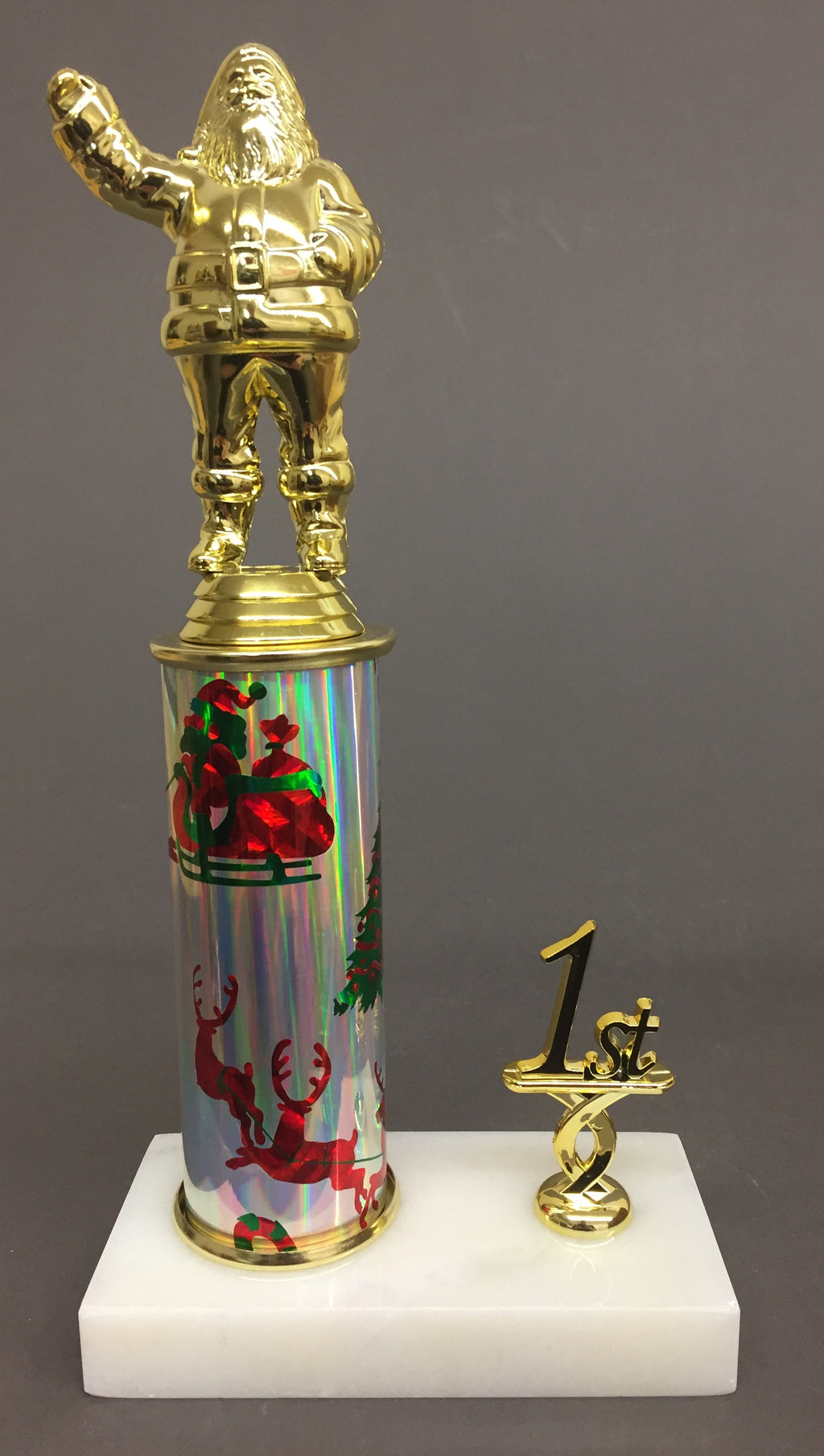 Santa Trophy with Place Trim