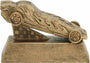Antique Gold Pinewood Derby Resin