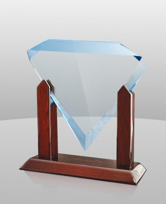 Diamond Award on Piano Finish Rosewood Stand